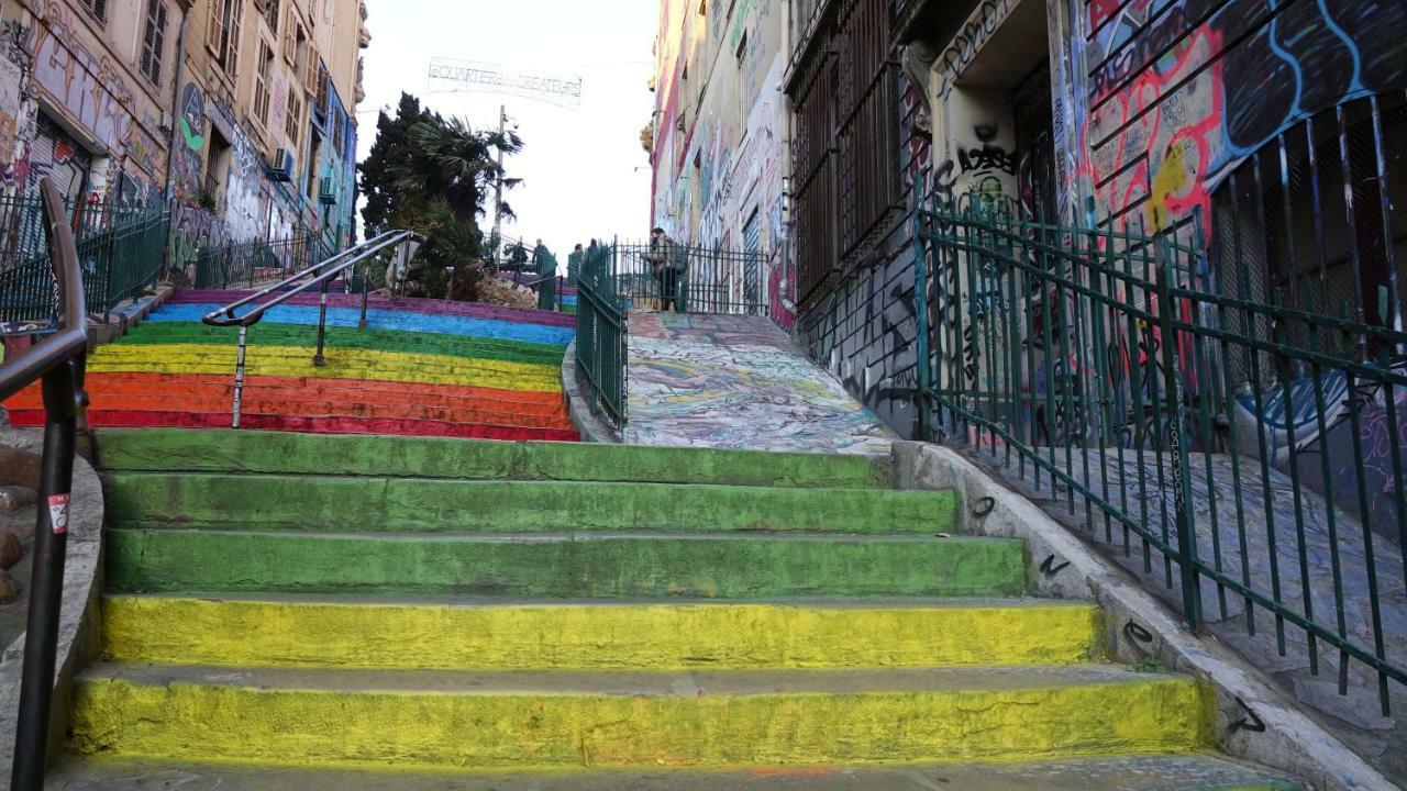מרסיי Quartier Des Createurs "La Plaine Cours Julien" Chambre Privee Dans Appartement Menage Frequent Des Parties Commune מראה חיצוני תמונה